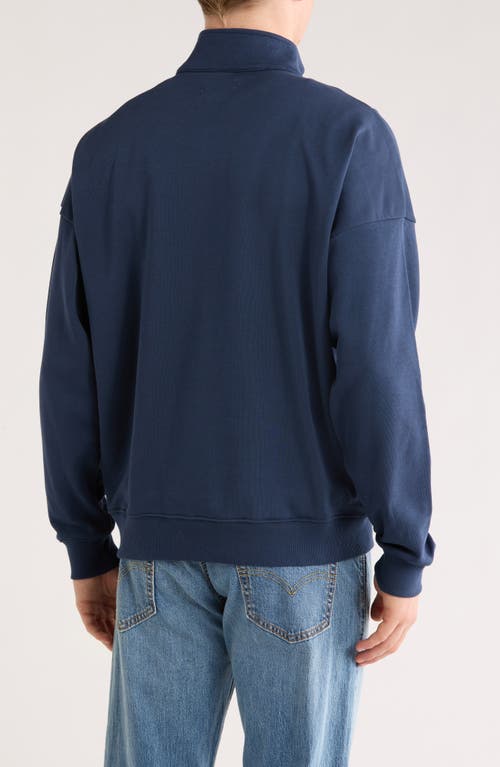 Abound Terry Half-zip Sweatshirt In Blue