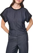 DKNY Side Ruched T-Shirt