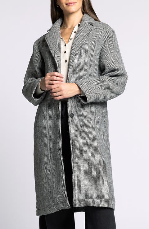 Catalina Herringbone Coat