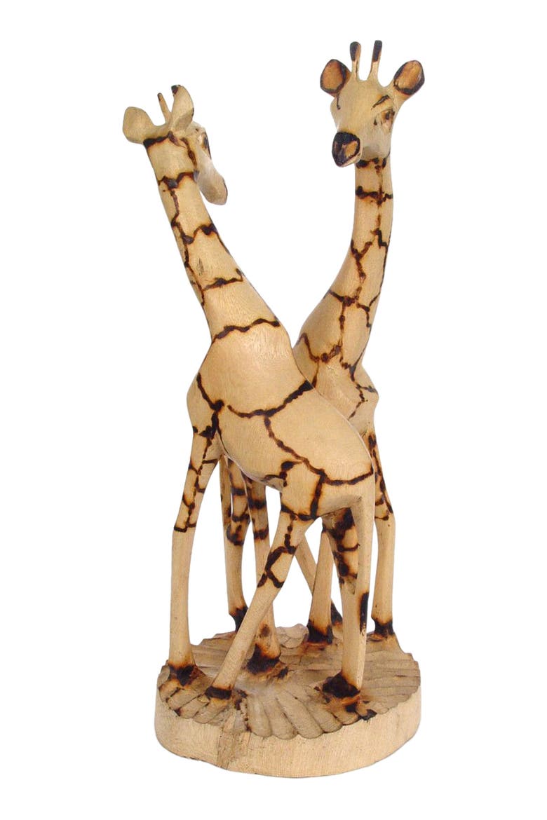 Jacaranda Giraffe Pair, Alternate, color, Brown