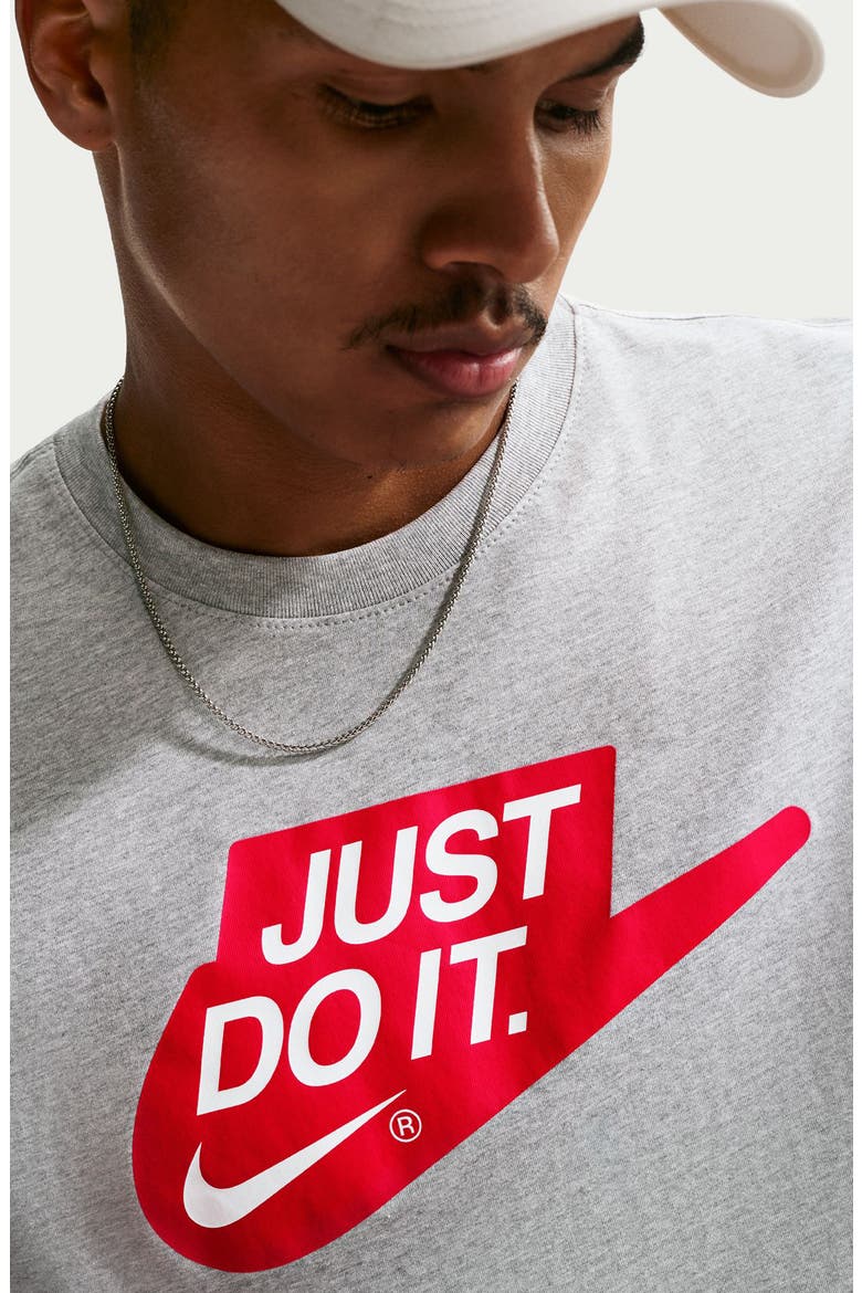 Sportswear Just Do It T-Shirt, Alternate, color, DARK GREY HEATHER