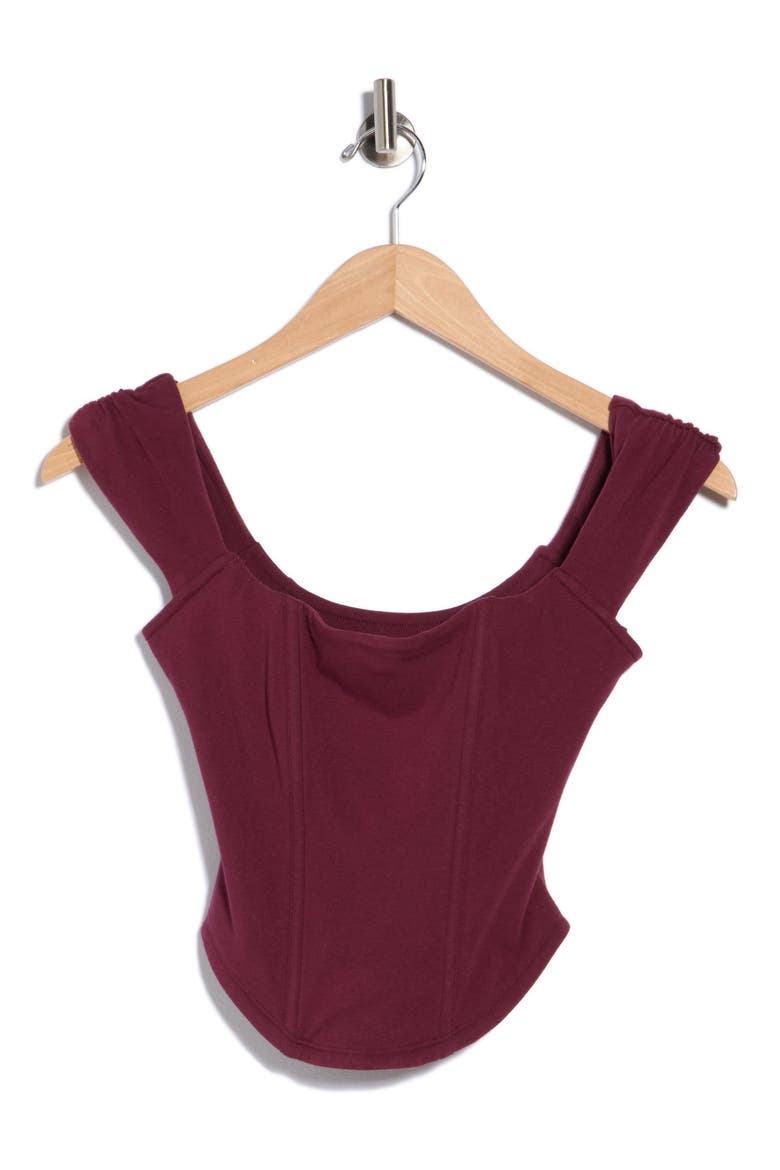 Dolly Super Stretch Corset Top, Alternate, color, FIG007