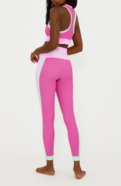 BEACH RIOT BEACH RIOT MELINDA COLORBLOCK RIB HIGH WAIST LEGGINGS