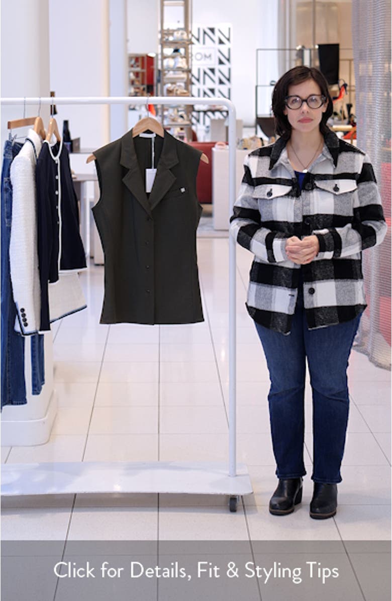 Virgin Wool Sleeveless Blazer, sales video thumbnail