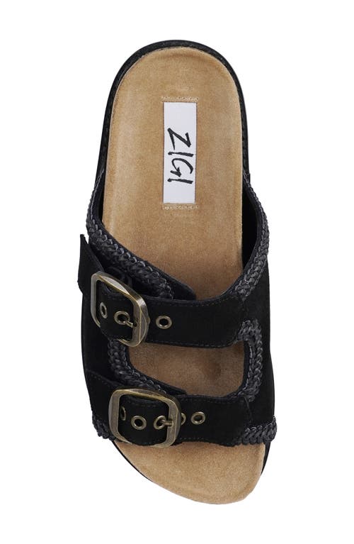 Zigi Platform Sandal In Black