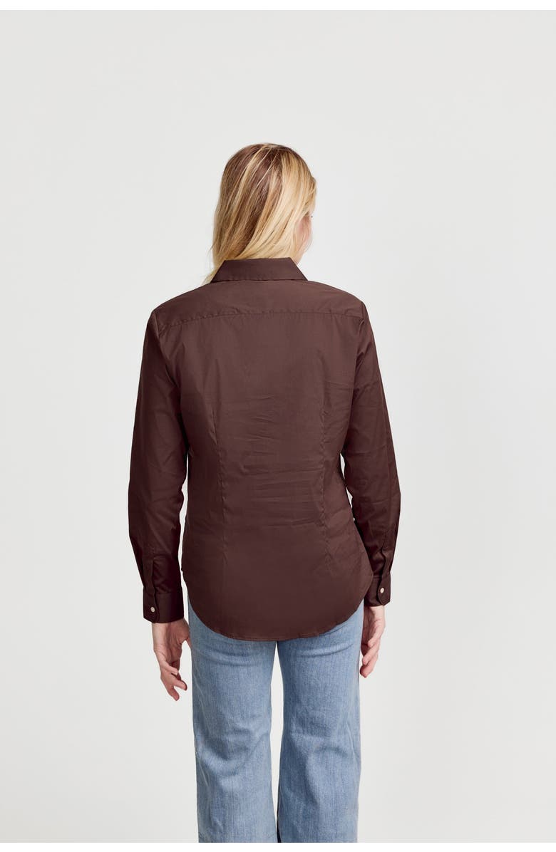 The Shirt by Rochelle Behrens The Icon Shirt, Alternate, color, Brown