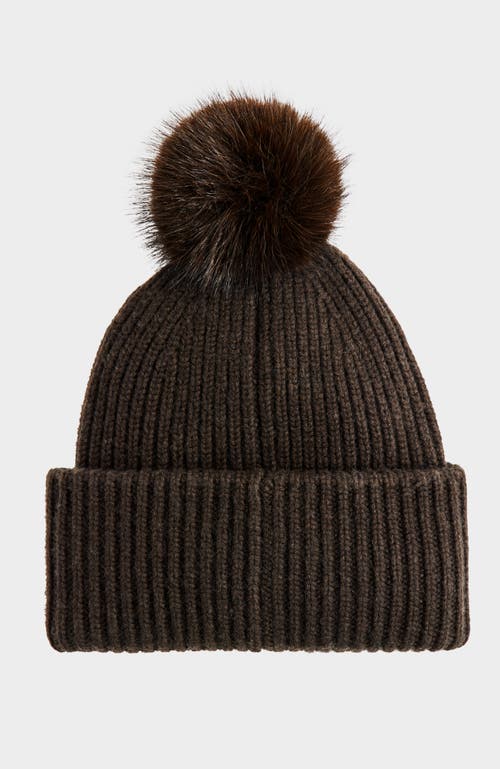 Rudsak Dara Knit Pom Pom Hat In Green