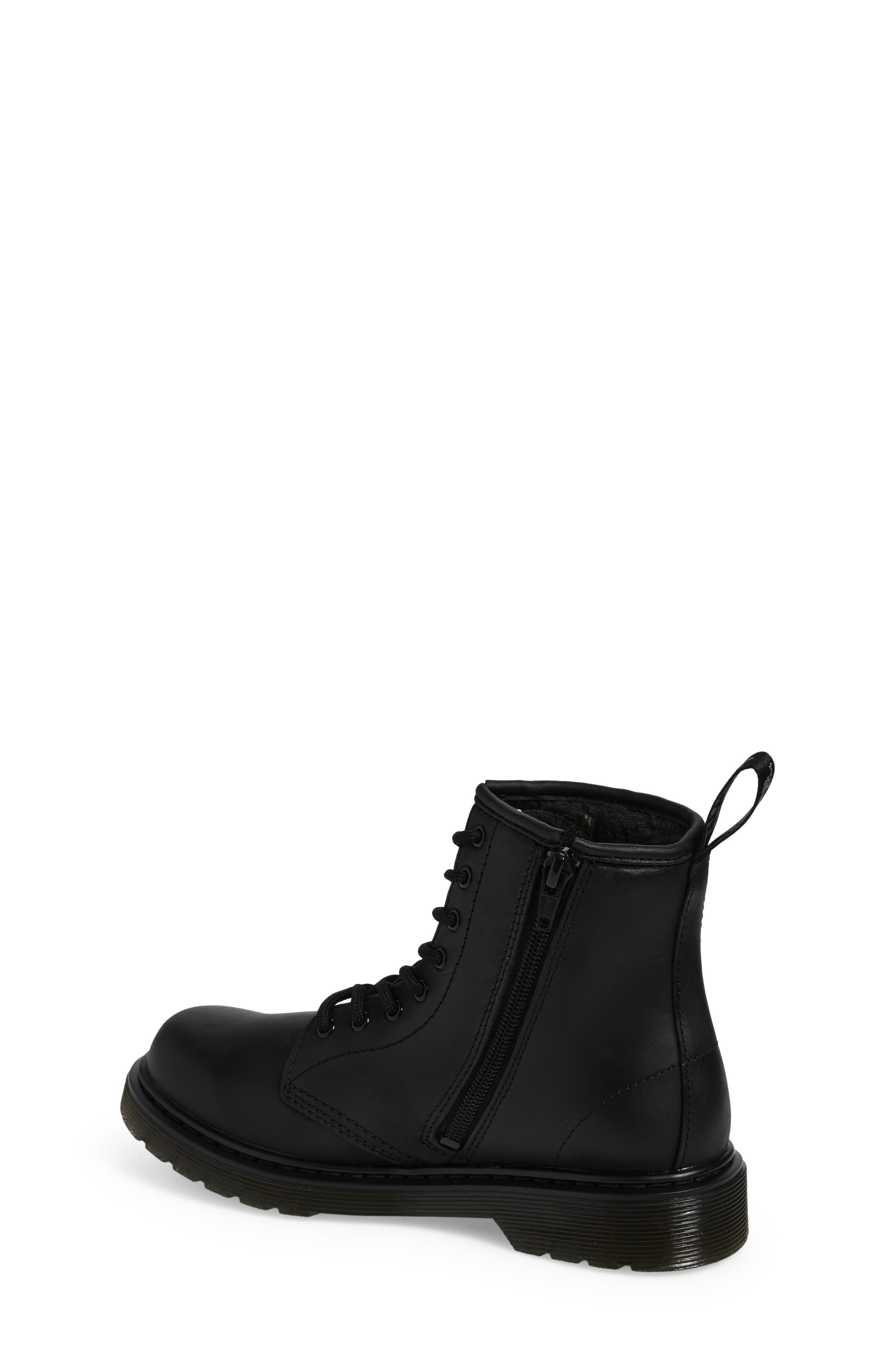 Kids' 1460 Serena Junior Combat Boot, Alternate, color, BLACK