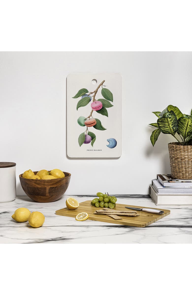 Deny Designs Pizza Plant Cutting Board, Alternate, color, Beige Multi