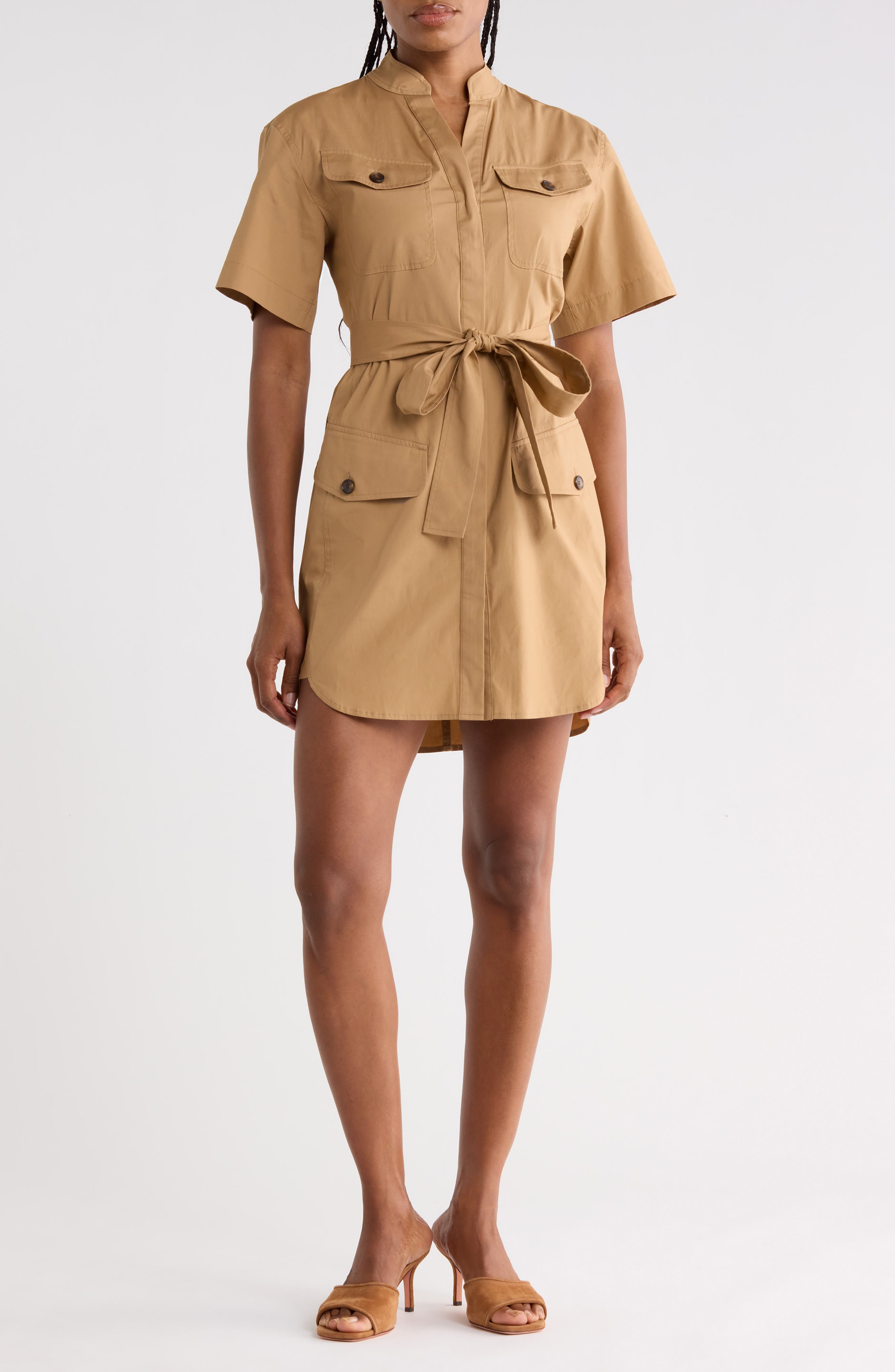 Quinn Mini Shirtdress