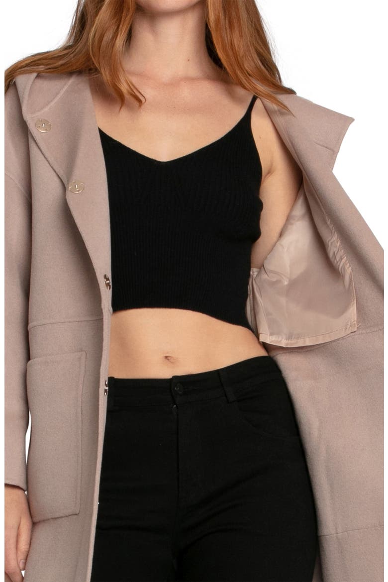 Sunday Morning Wool Blend Coat, Alternate, color, SAND