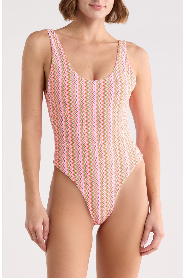 Claire One Piece Swimsuit, Main, color, OPEN PINK