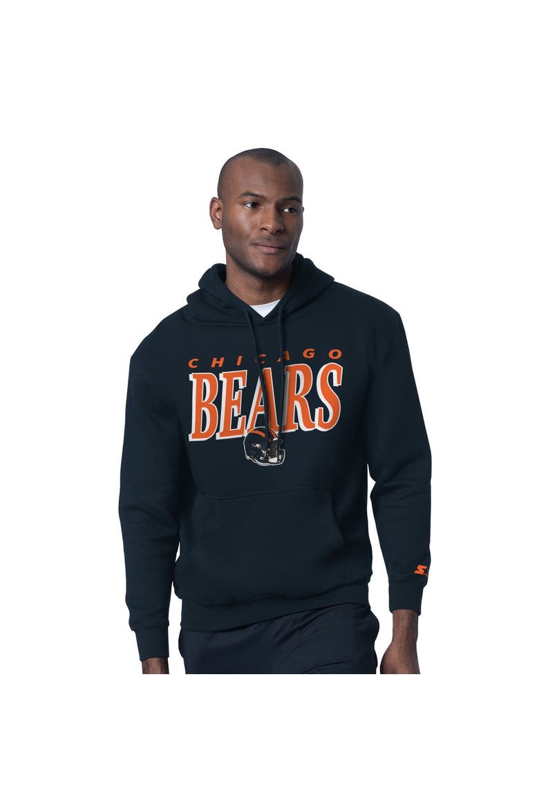 Men's Starter  Navy Chicago Bears Vintage Logo Hoodie & T-Shirt Combo Pack, Alternate, color, Navy