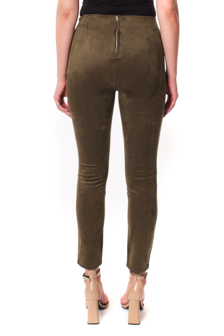 Faux Suede Leggings, Alternate, color, INTO THE FOREST