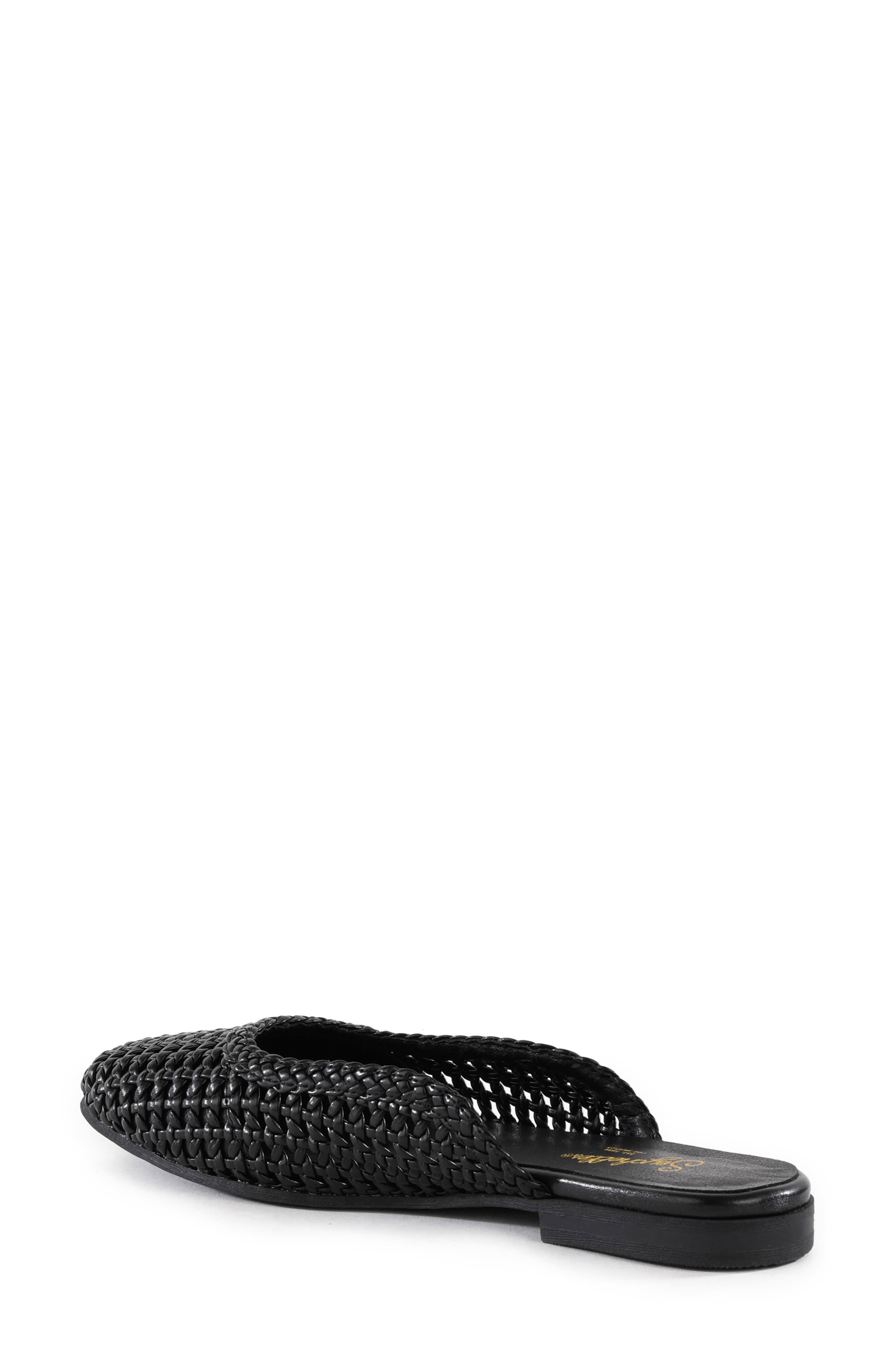 Seychelles Deco Woven Mule, Alternate, color, Black