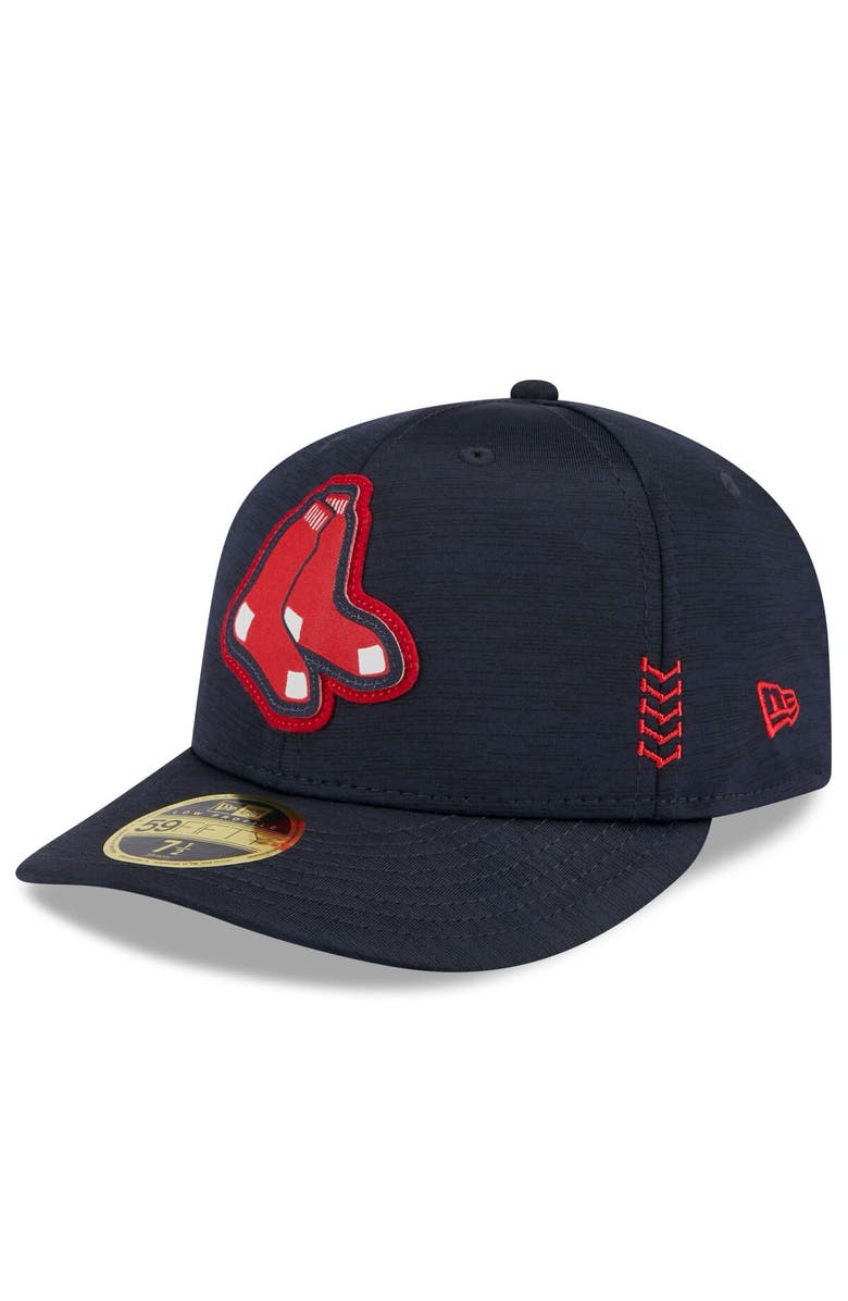 New Era Men's New Era Navy Boston Red Sox 2024 Clubhouse Low Profile 59FIFTY Fitted Hat, Alternate, color,