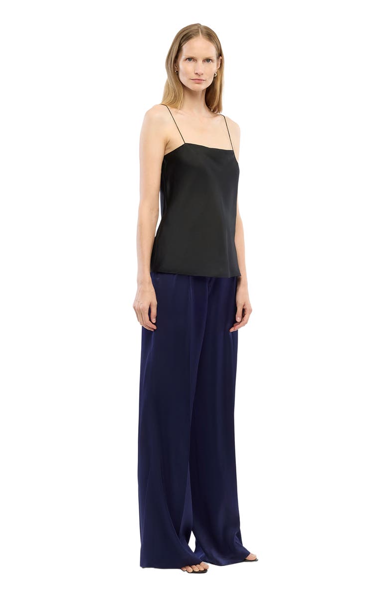 Another Tomorrow Silk Camisole, Alternate, color, Black
