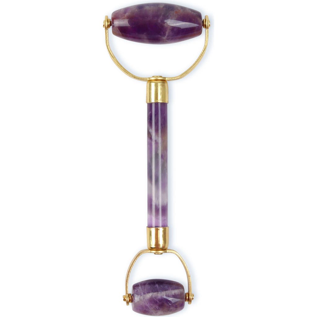White Lotus Beauty Premium Amethyst Facial Roller in Purple  product