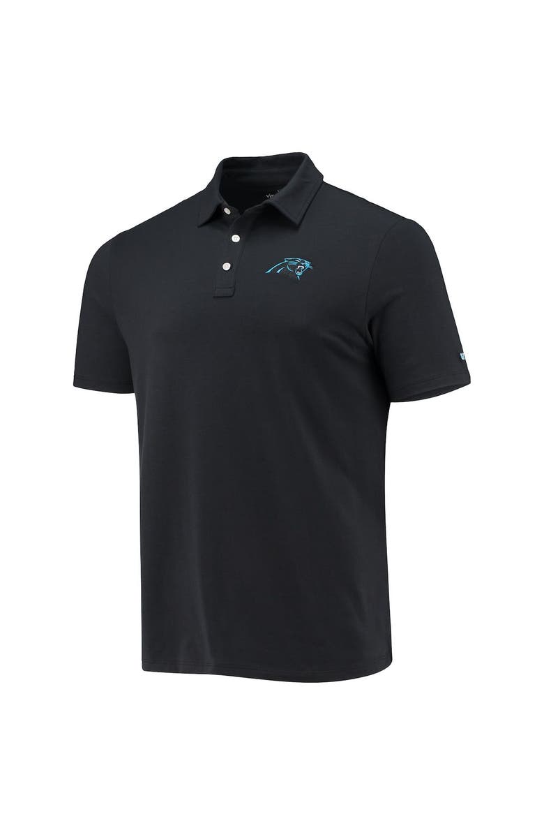 vineyard vines Men's Vineyard Vines Black Carolina Panthers Edgartown Polo, Alternate, color, 