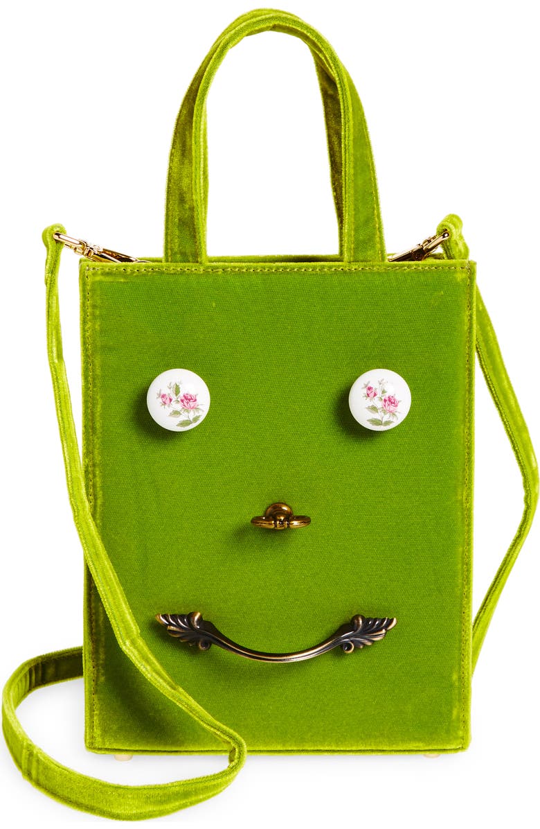 Dauphinette The Beast Bag Velvet Tote, Main, color,