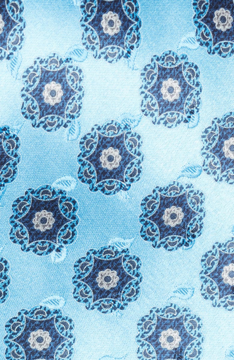 ZEGNA Medallion Silk Tie, Alternate, color, 