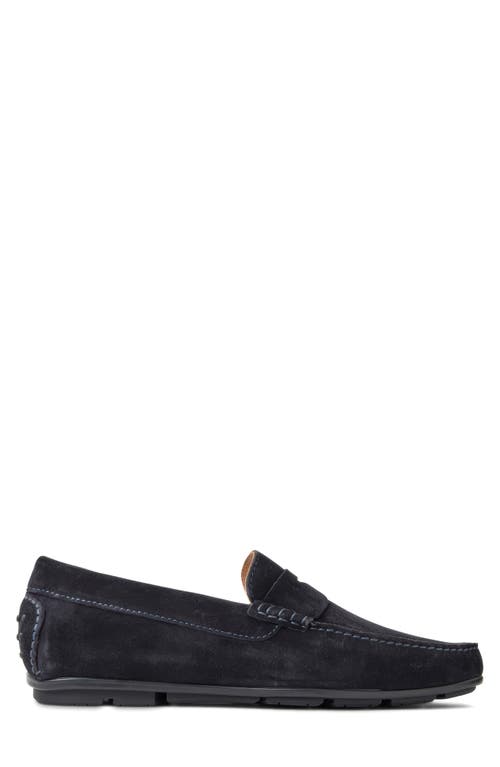 Aquatalia Enzo Water Resistant Driving Loafer In Blue