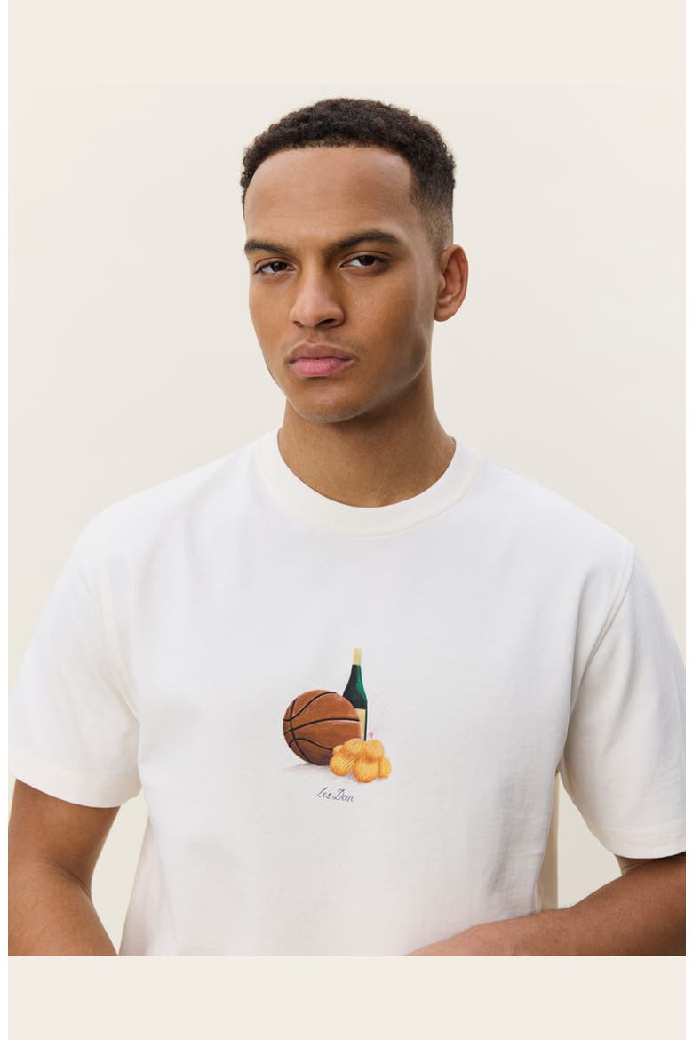 Lemons Organic Cotton Graphic T-Shirt, Alternate, color, EGGNOG WHITE