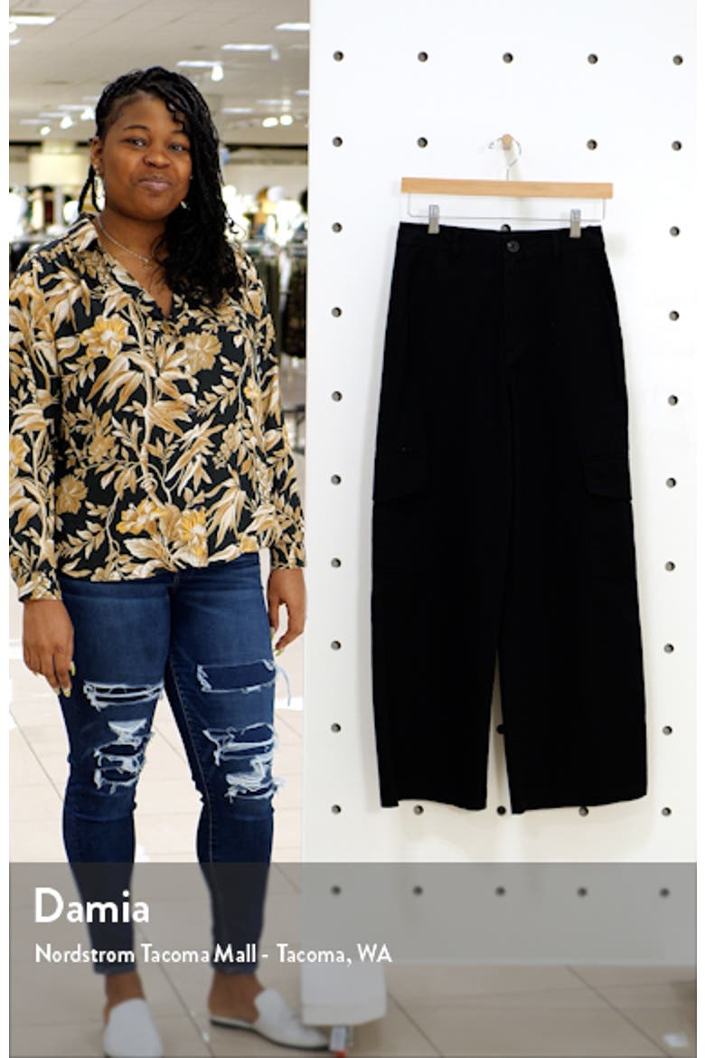High Waist Cargo Pants video