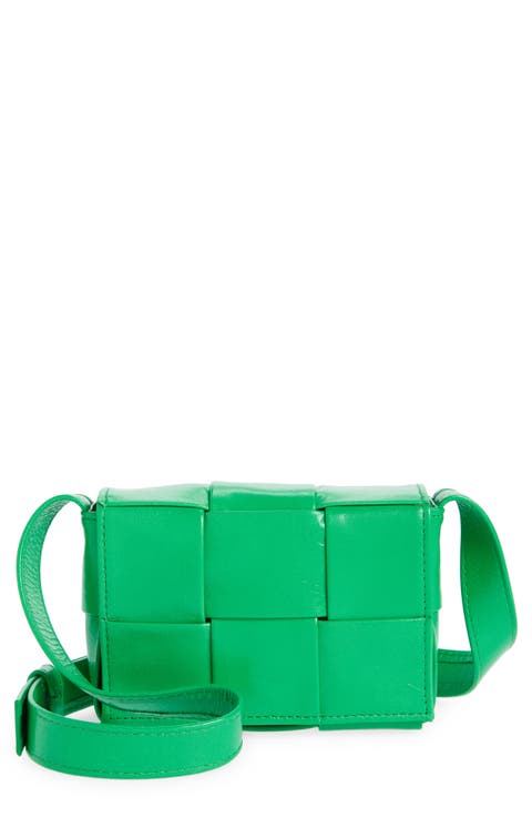 Mini Intrecciato Leather Crossbody Bag