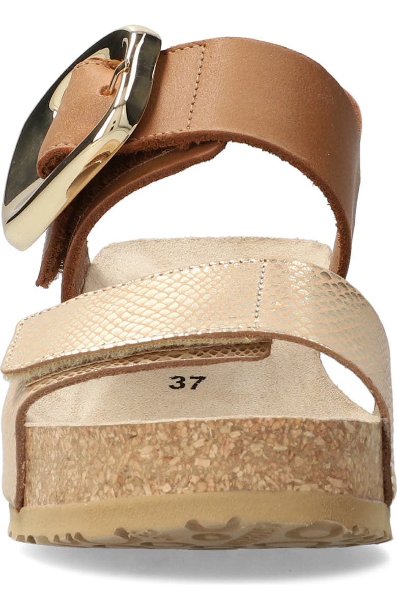 Mephisto Leandre Wedge Sandal, Alternate, color, Light Sand Havana