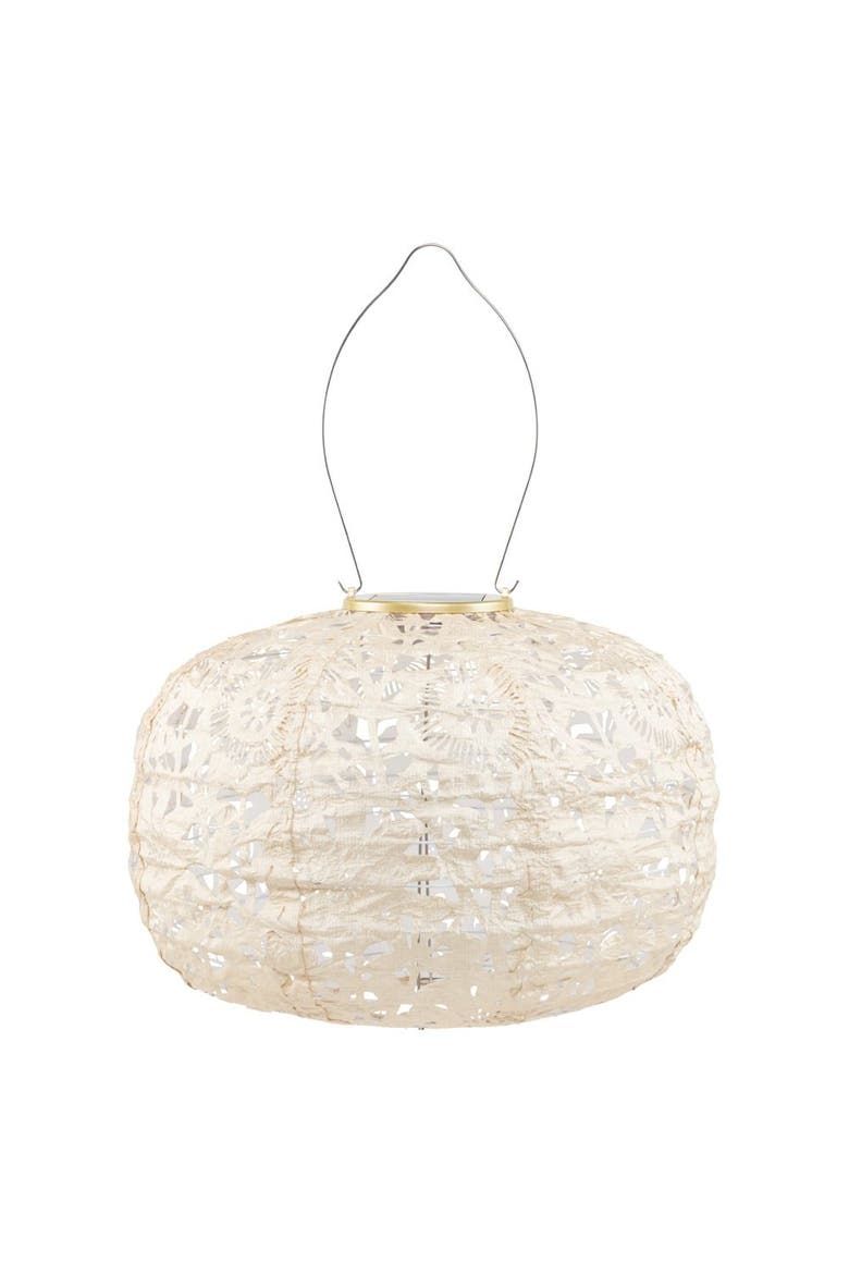 Soji Stella - Square - Solar Lantern, Main, color, Pearl