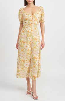 Annie Floral Midi Dress