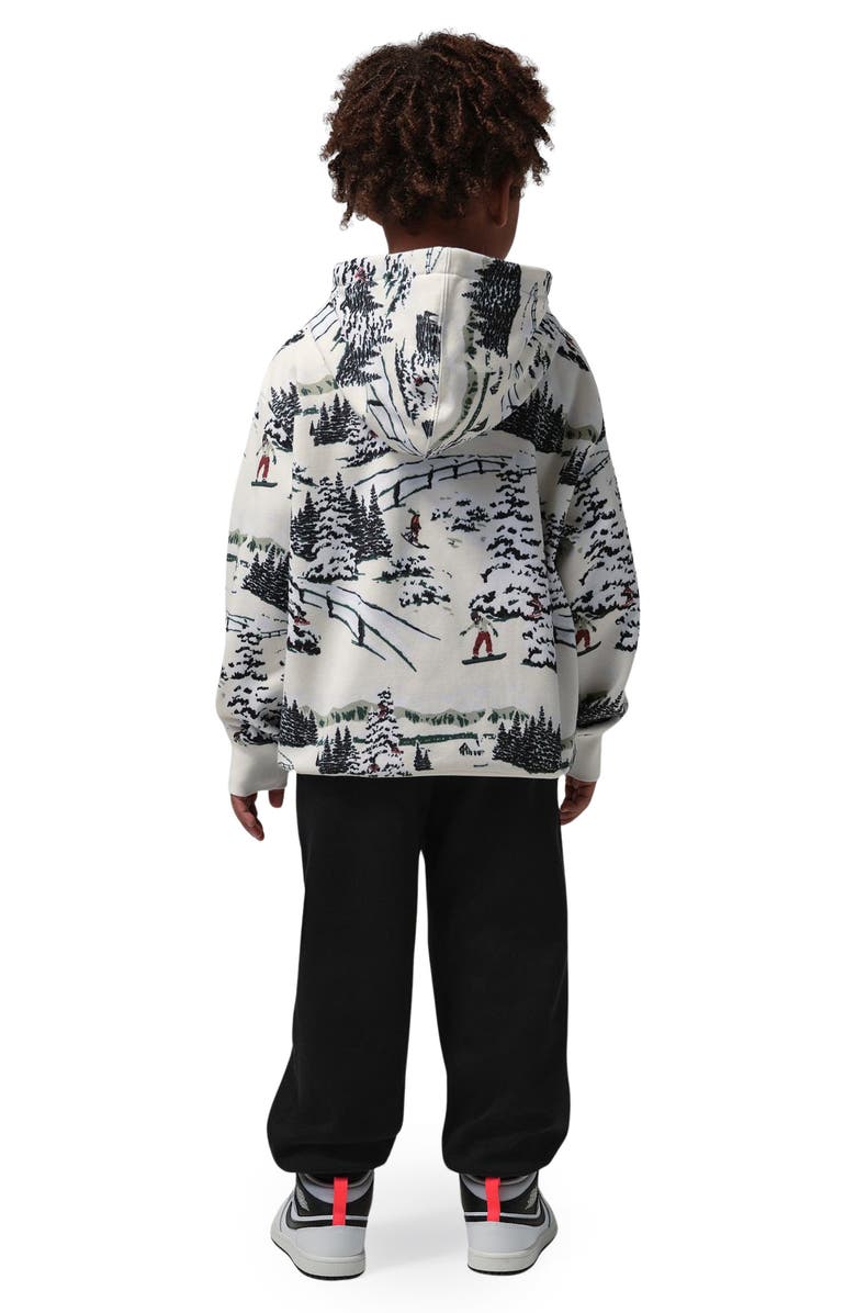 Jordan Kids' Brooklyn Fleece Holiday Hoodie & Joggers Set, Alternate, color, Sail