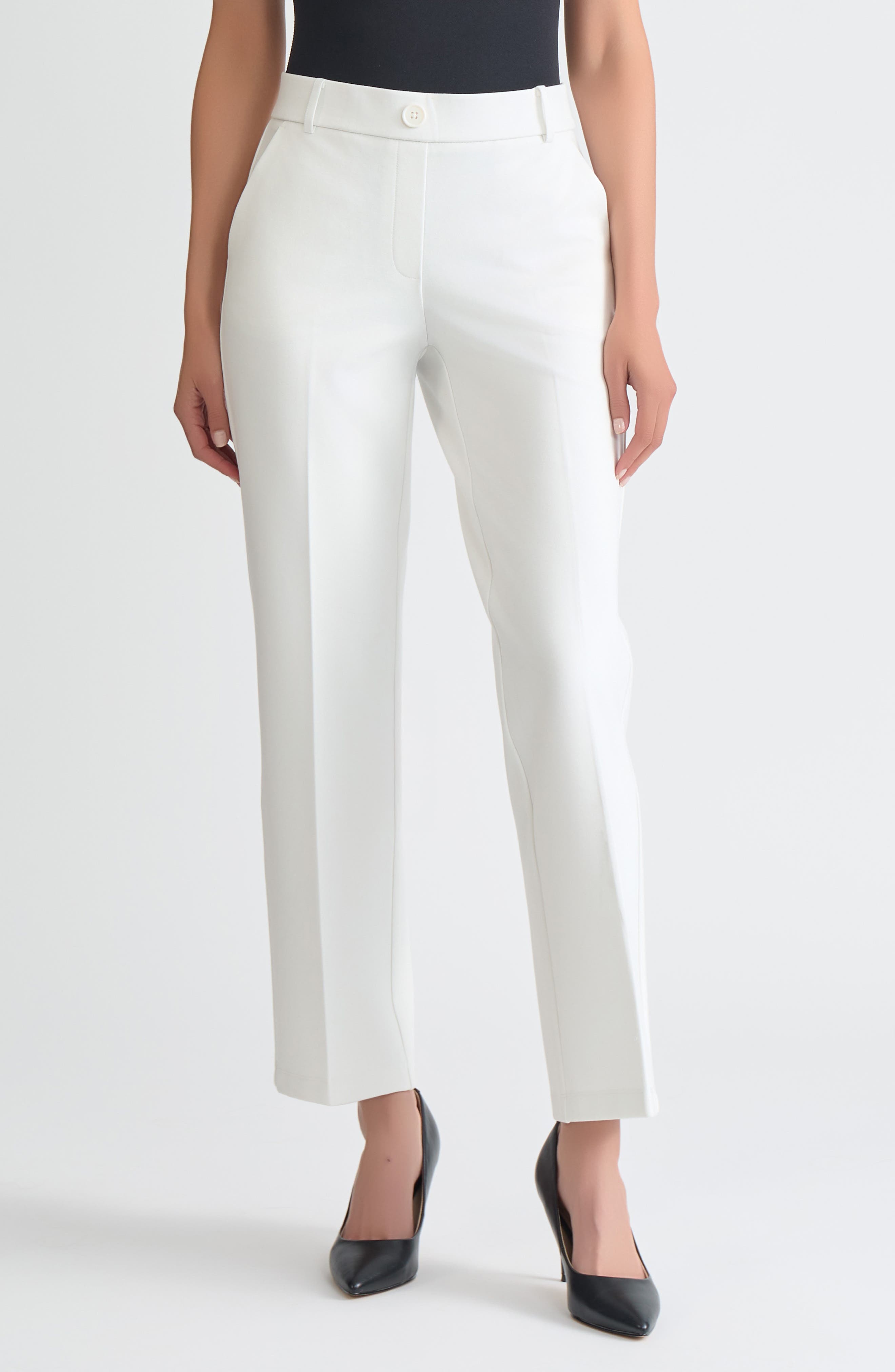 Fuax Fly Pull-On Pants