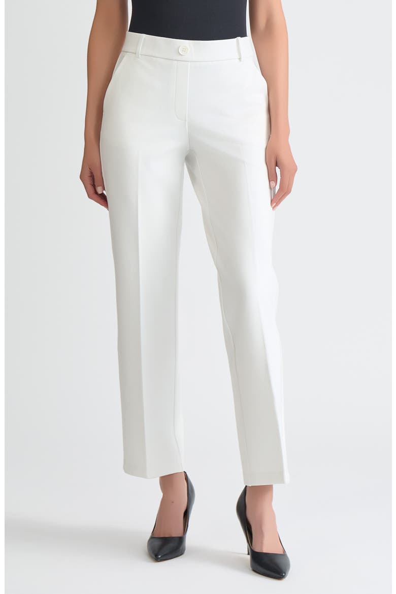 Fuax Fly Pull-On Pants, Main, color, VANILLA ICE