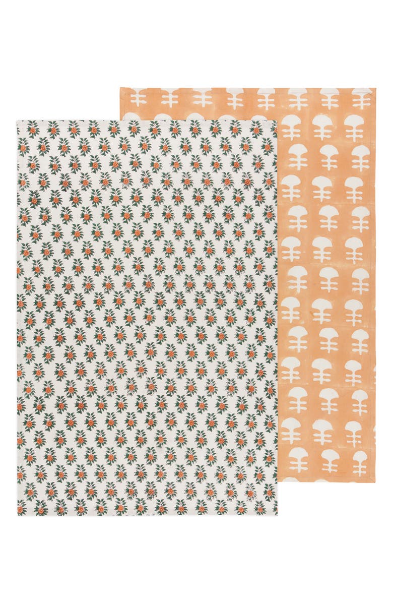 Now Designs Set of 2 Cotton Kitchen Towels, Main, color, Gather