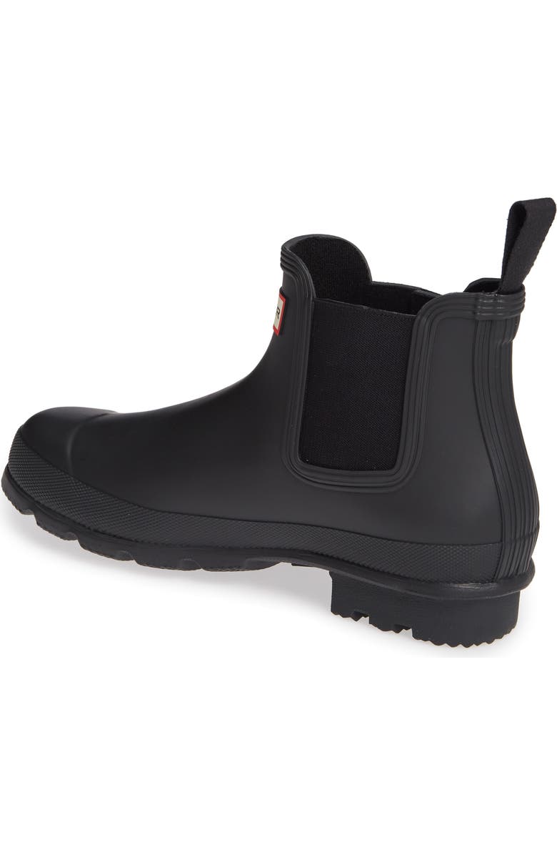 Hunter 'Original' Waterproof Chelsea Rain Boot, Alternate, color,