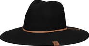 New Era Women's New Era Black Cleveland Browns Willow Wide Brim Fedora