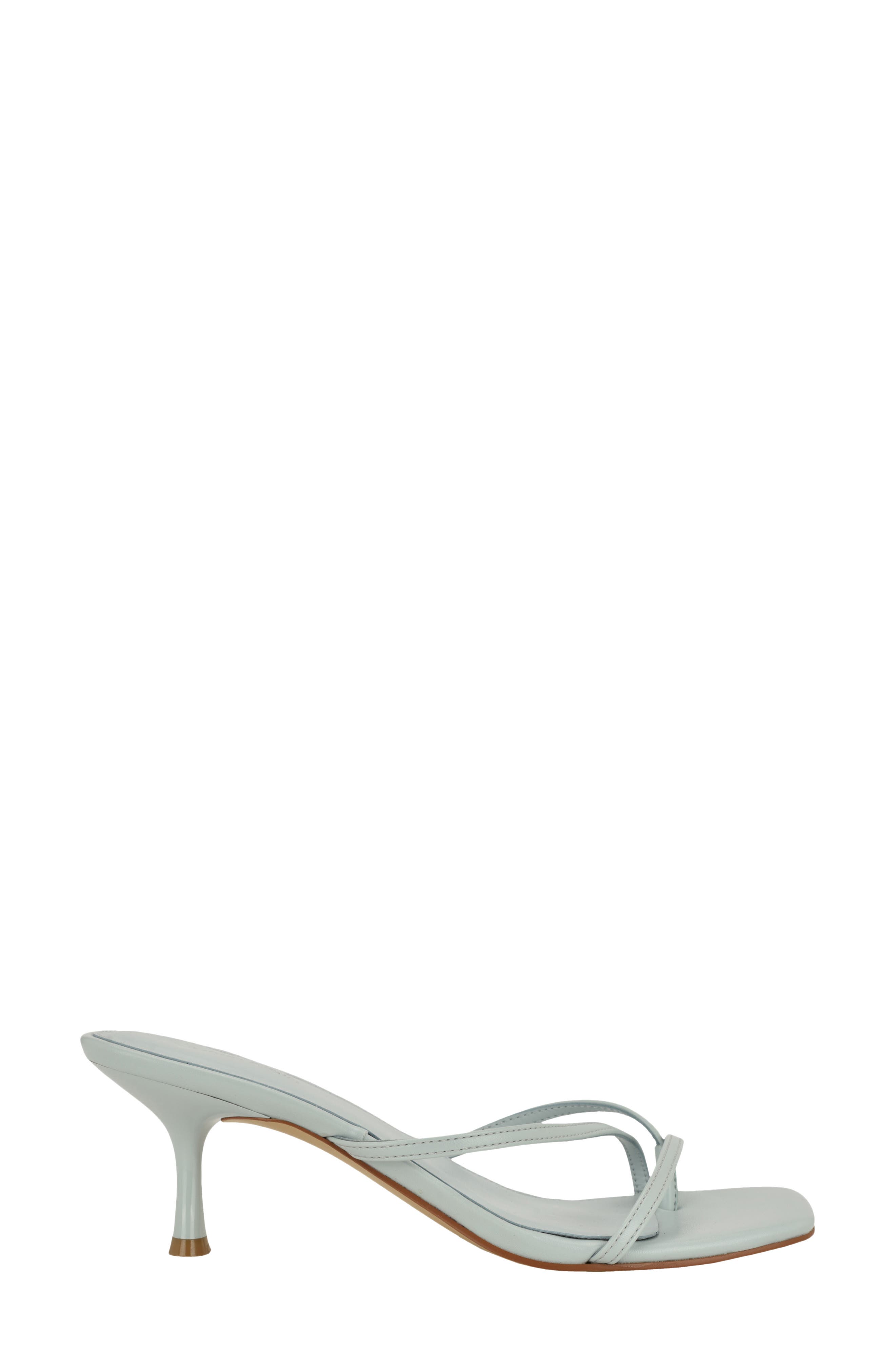 Calvin Klein Axella Toe Loop Sandal, Alternate, color, Light Green