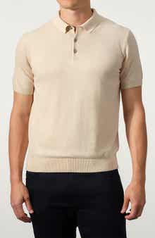 STUDIO GARNET LOS ANGELES Cotton Blend Polo Sweater