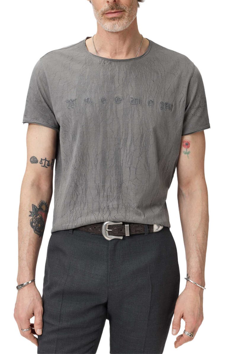 John Varvatos Raw Edge Graphic T-Shirt, Main, color, 