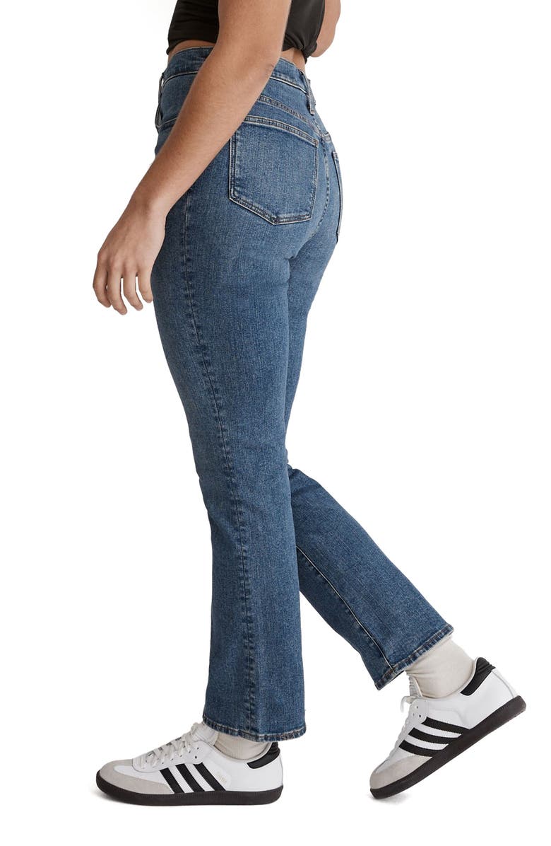 Madewell Cali High Waist Demi-Boot Jeans, Alternate, color,