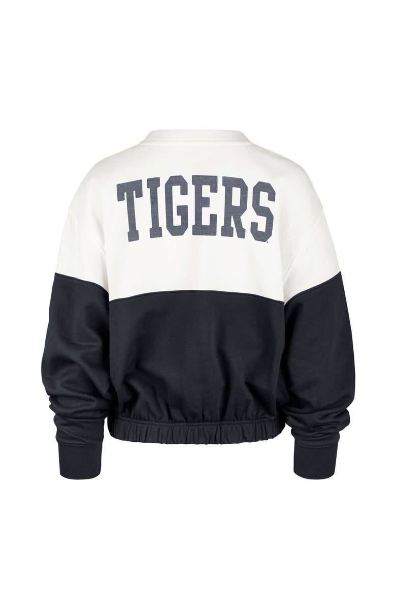 '47 Women's '47 White/Navy Detroit Tigers Take Two Bonita Pullover Sweatshirt, Alternate, color, 
