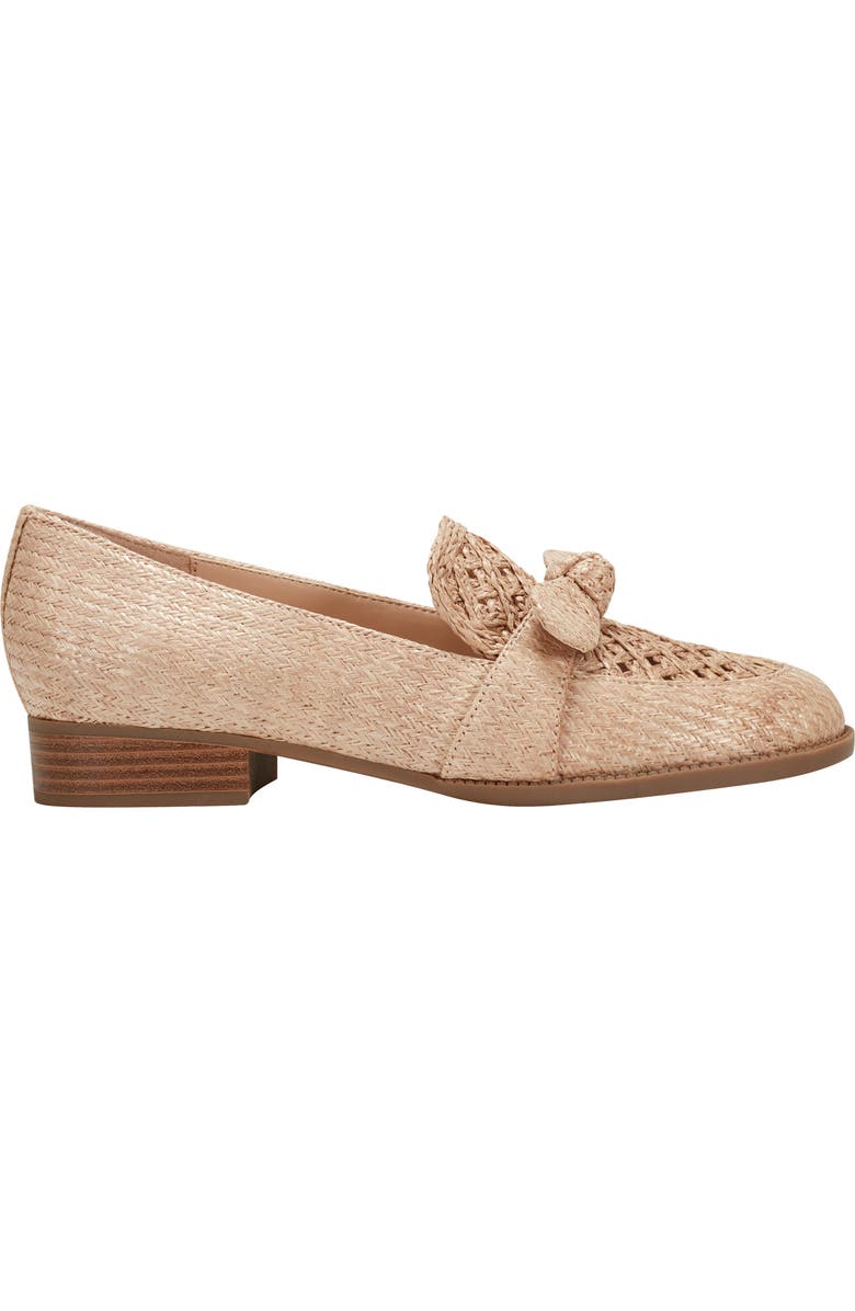 Bandolino Lilanaa Bow Loafer, Alternate, color, Light Natural