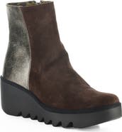 Fly London Baan Platform Wedge Bootie