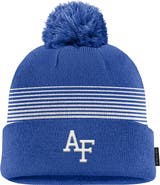 Nike Men's Nike Royal Air Force Falcons 2026 On-Field Peak Cuffed Knit Hat with Pom