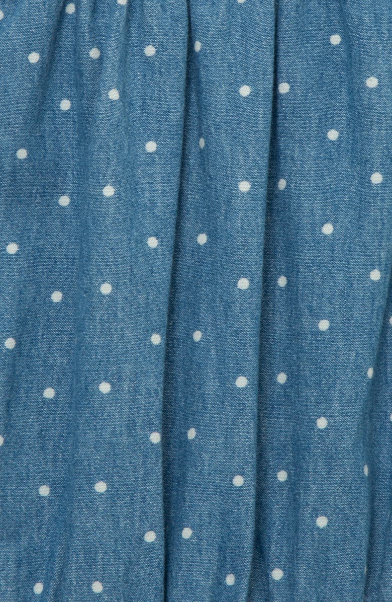 Little Me Chambray Romper & Headband Set, Alternate, color,