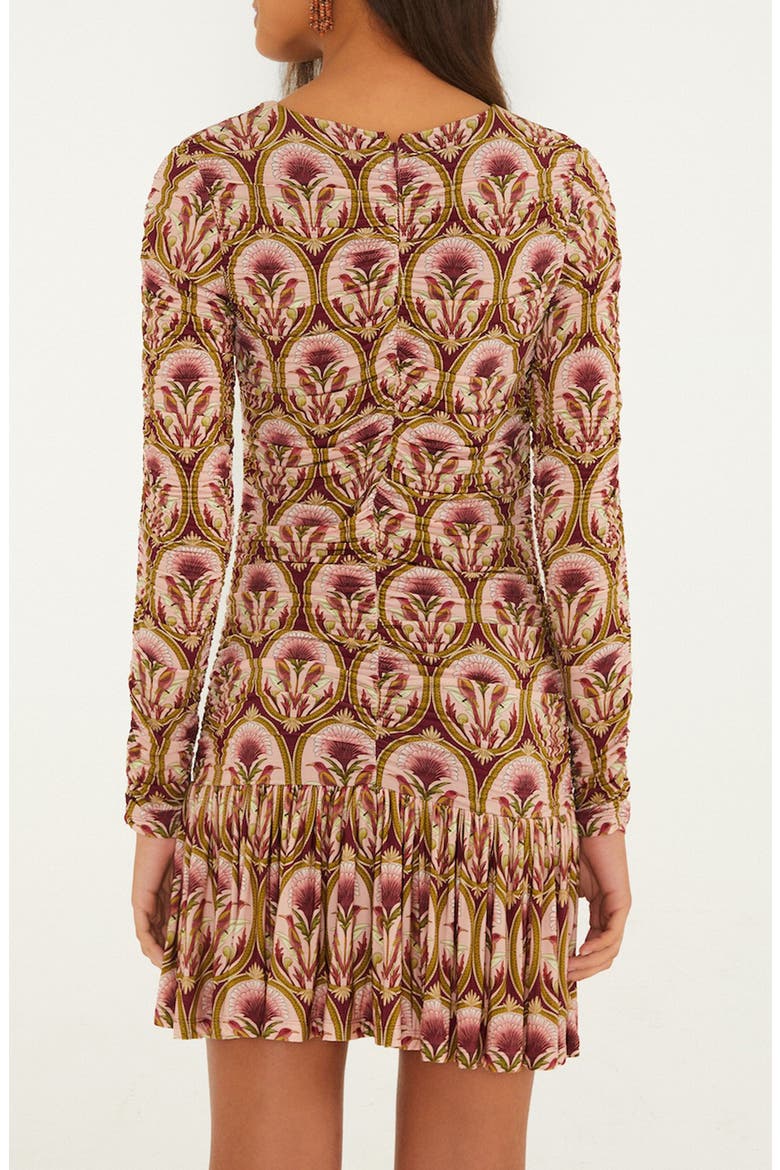 Garden Medallion Long Sleeve Minidress, Alternate, color, GARDEN MEDAL MULTICO