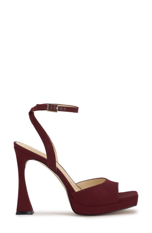Jessica Simpson Jixte Ankle Strap Platform Sandal In Red