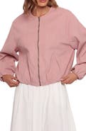 Petal & Pup Elisa Cropped Corduroy Bomber Jacket